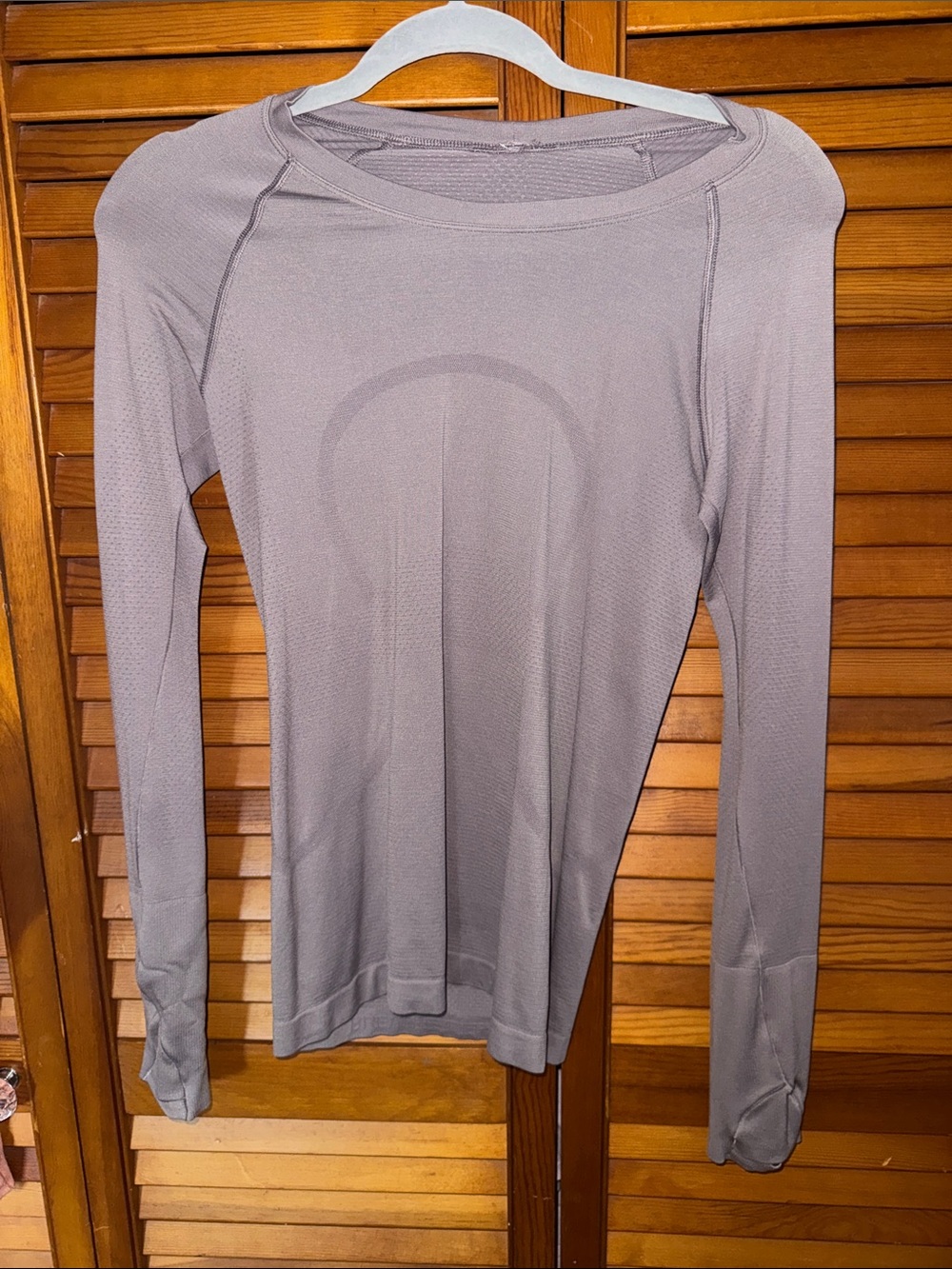 Lululemon Graphite Purple Long sleeve swiftly tech size 4